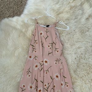 Pink flower dress